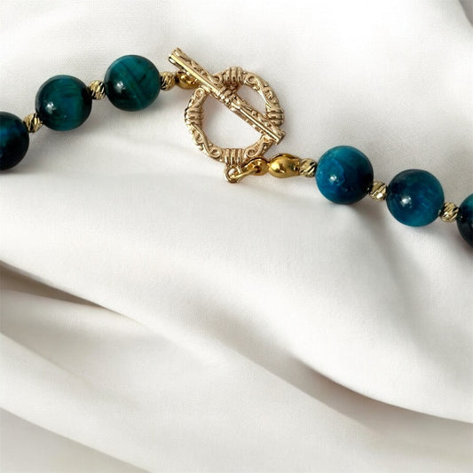 "Blue Tiger's Amulet" Necklace