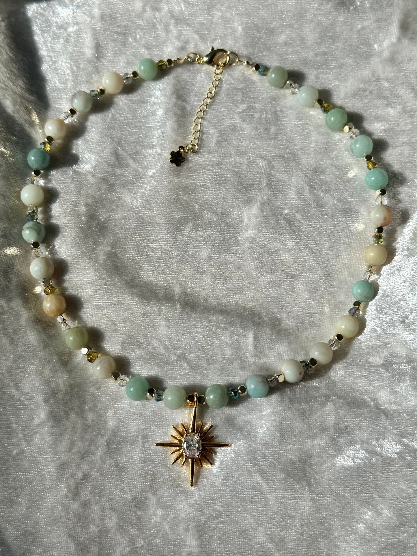 "Maia’s Compass" Amazonite Necklace